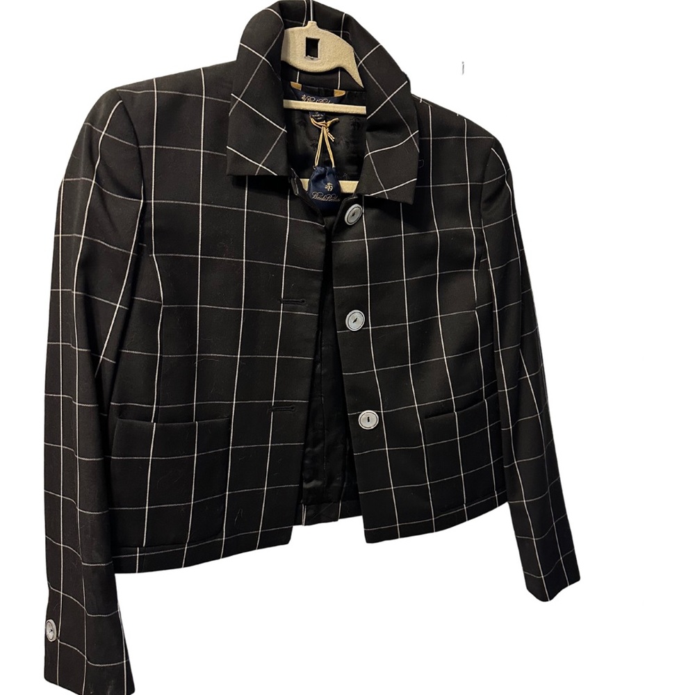 Brooks Brothers Crop Women’s Italian Woven Blazer